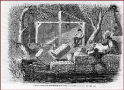 'Loading Cotton on the Alabama River' Illustrated London News, May 4, 1861 