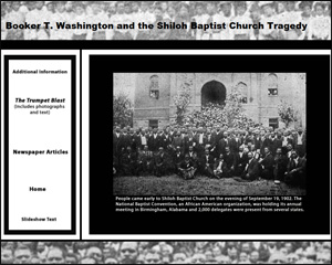 Bookter T.Washington and the Shiloh Baptist Church Tragedy